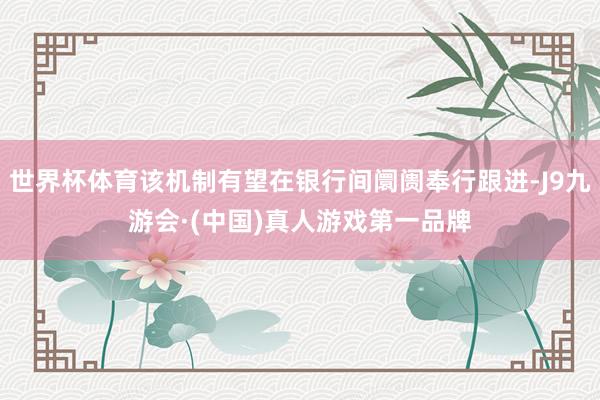 世界杯体育该机制有望在银行间阛阓奉行跟进-J9九游会·(中国)真人游戏第一品牌